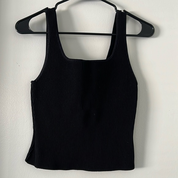 Babaton sculpted-knit tank top black Size M - Picture 2 of 4